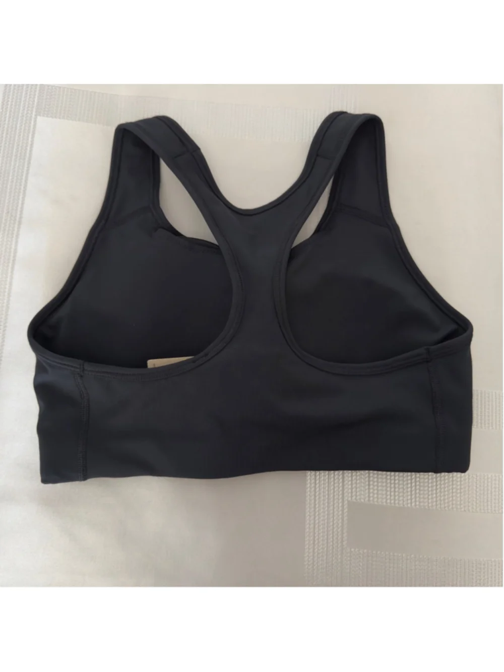 Women's Jordan Black Sports Bra S with White Logo